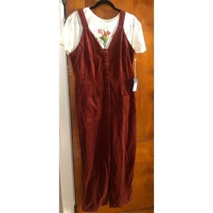 NWT universal thread corduroy jumpsuit overalls